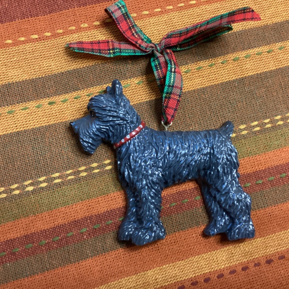 Set of 3 Kurt Adler Dandy Dog Scottie Ornaments - Picture 3 of 10